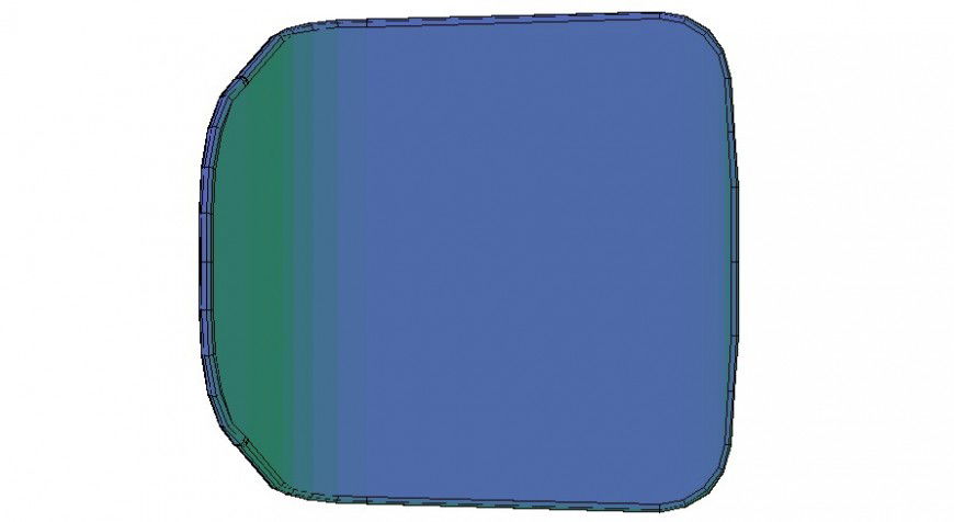 2D Furniture Chair Block Design Drawing in CAD Format