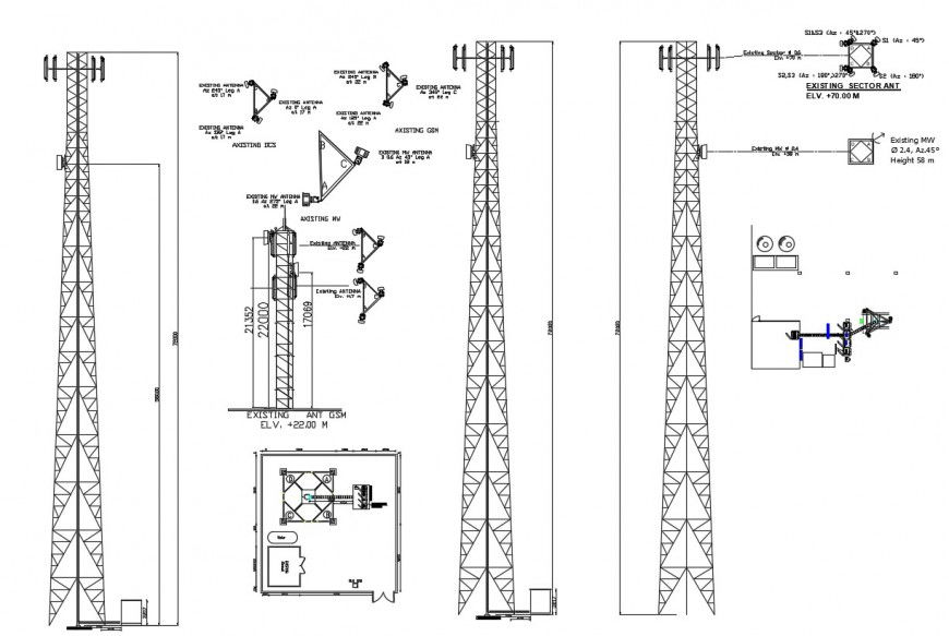 2d drawings of girder construction details dwg file