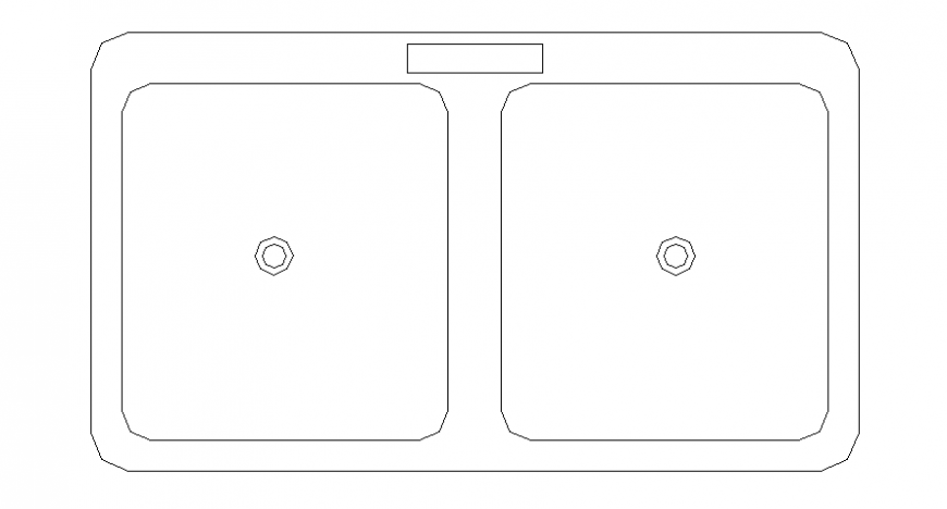 2d drawings of kitchen sink elevation autocad software file