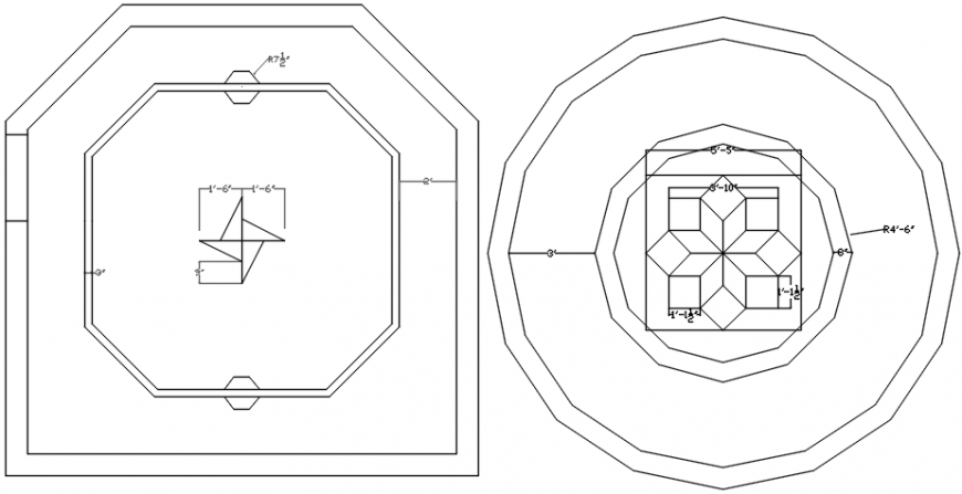 2d drawings of marble pattern autocad software file
