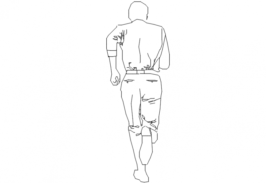 2d drawings of people CAD blocks dwg autocad file