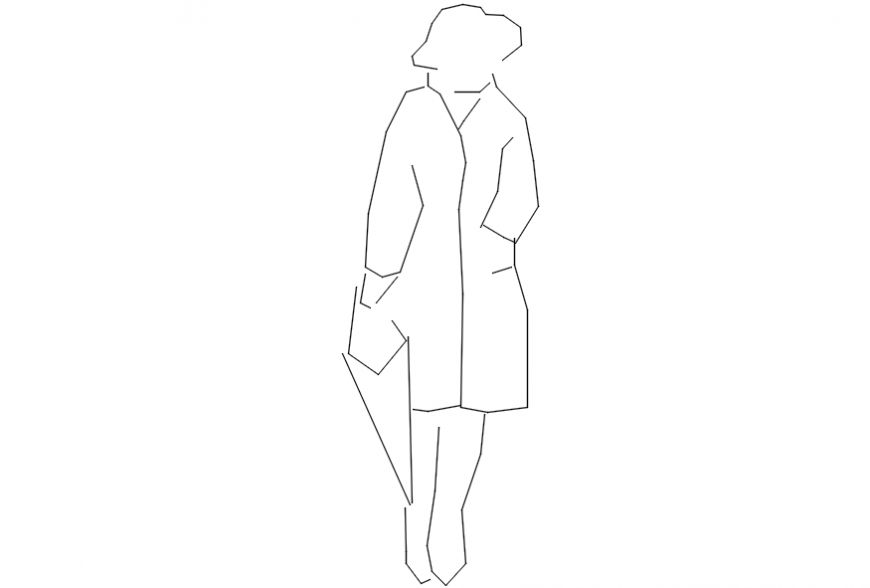 2d drawings of people units blocks dwg autocad file