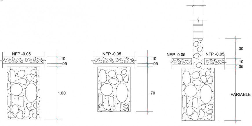2d drawings of stone masonry blocks dwg autocad software file