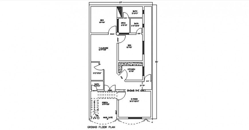 2d drawings plan of house units CAD layout autocad file