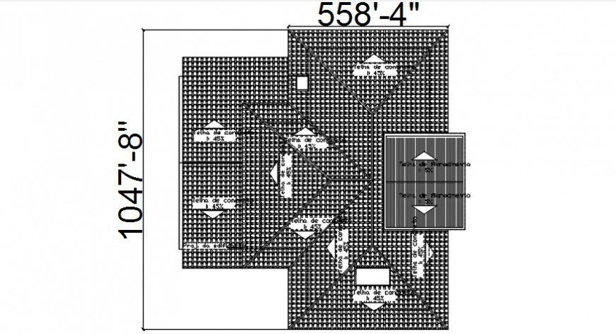 2d drawings roof plan dwg autocad software file