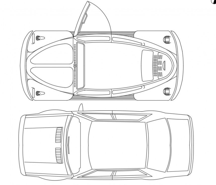 2d elevation drawings details of vehicle car blocks dwg file