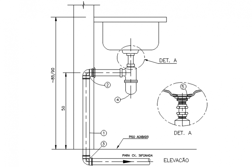 2d elevation drawings details of washbasin autocad software file