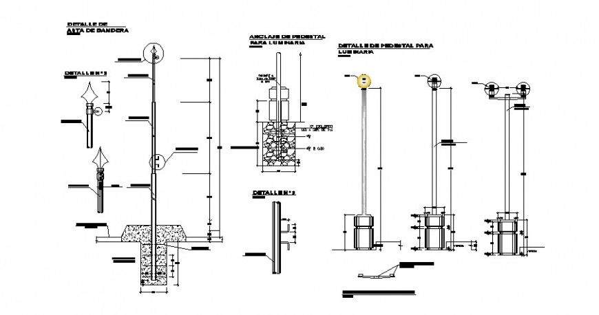 2D Garden state light cad file