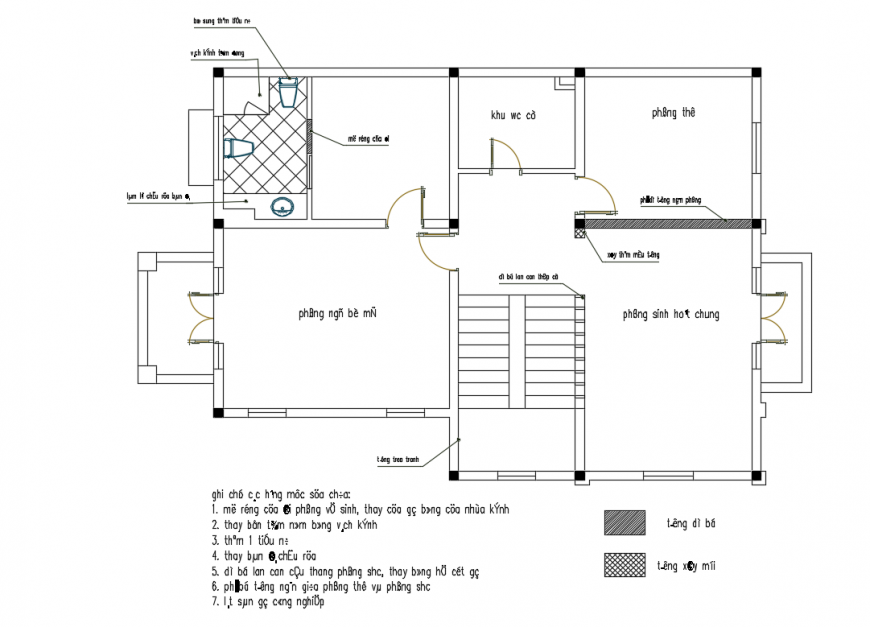 2D House floor Lay-out design Plan Detail