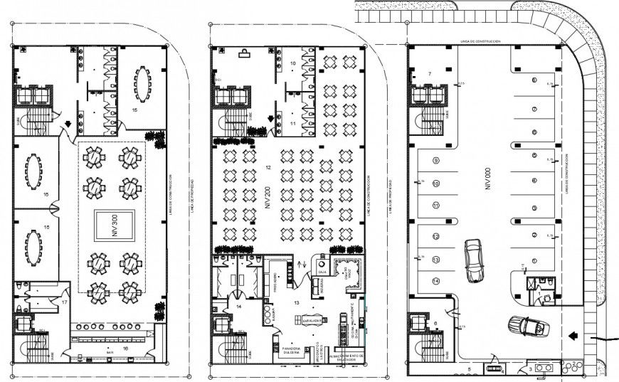2d planning of restaurant plan dwg autocad software file