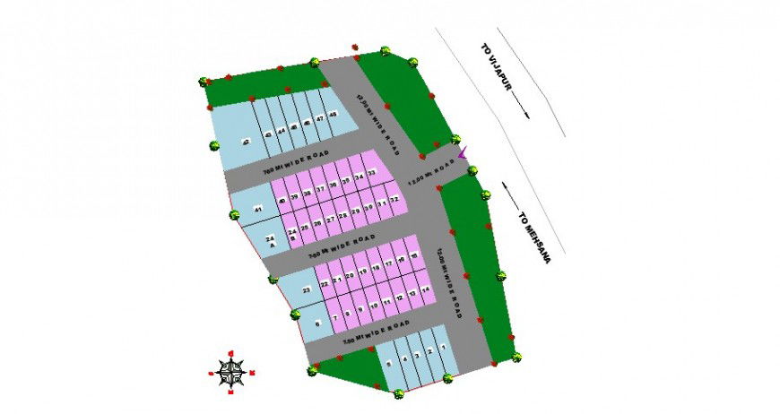 2d Residence plotting urban design