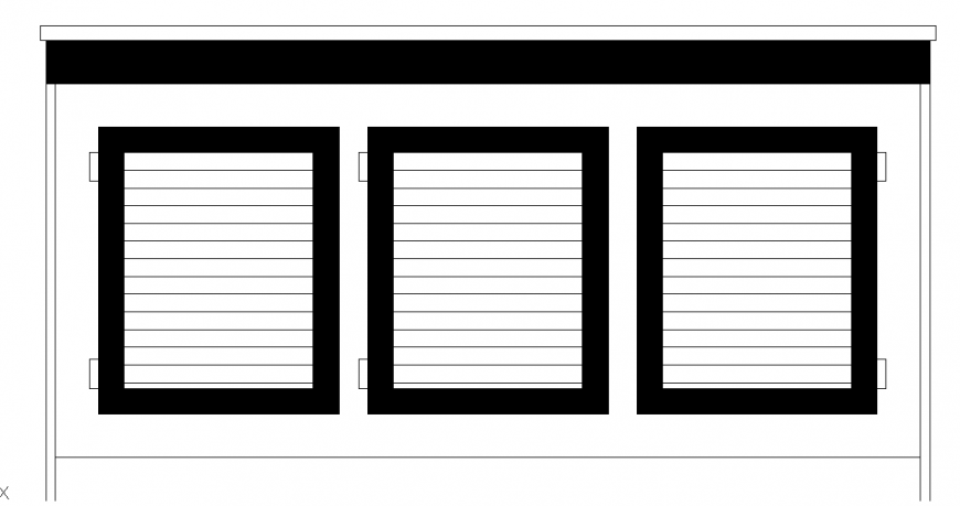 2D Table Elevation Design in DWG file