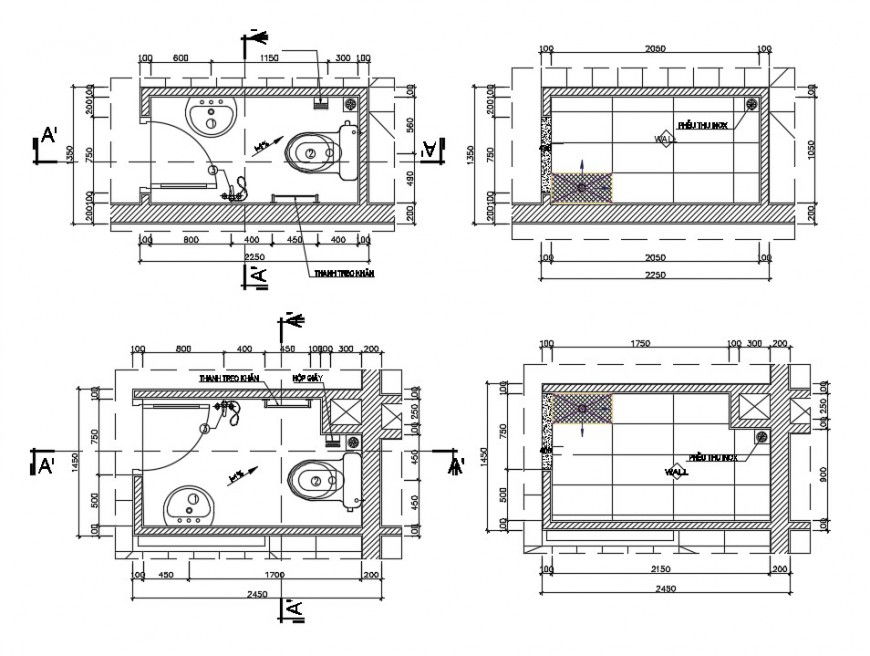 2d toilet top view layout plan autocad file