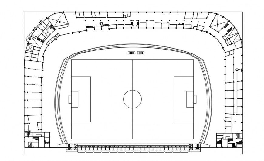 2d view CAD drawings of sports playground area autocad software file