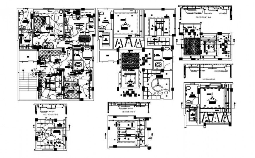 2d view drawings of electrical installation dwg autocad file