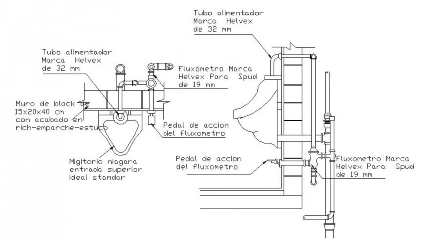 2d view drawings of sanitary men's toilet autocad software file
