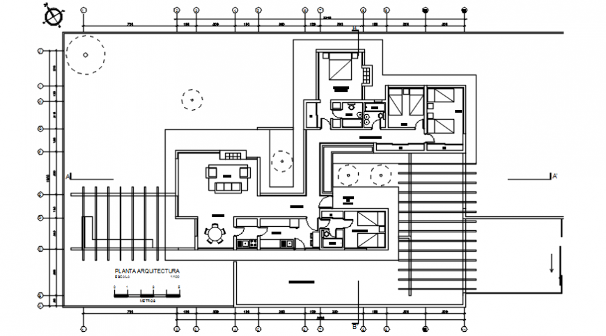 2d view floor plan CAD drawings of house autocad software file