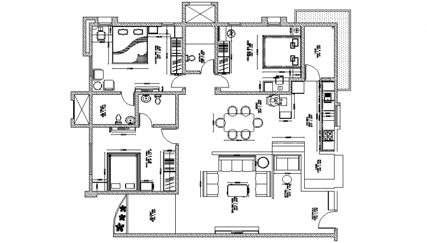 2d view house layout plan autocad software file