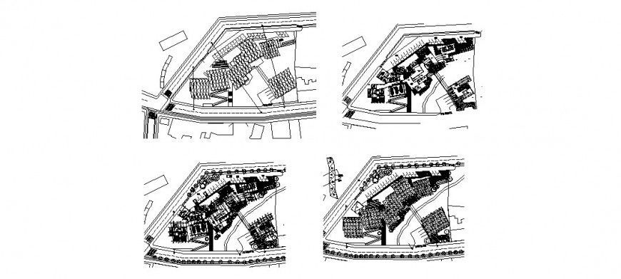 2d view of an area detail layout plan CAD block Autocad file