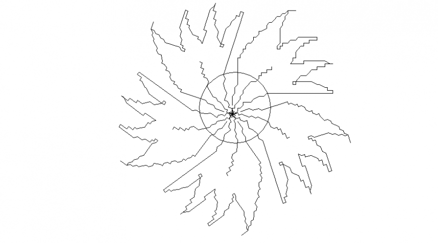 2d view of landscaping units elevation dwg autocad file