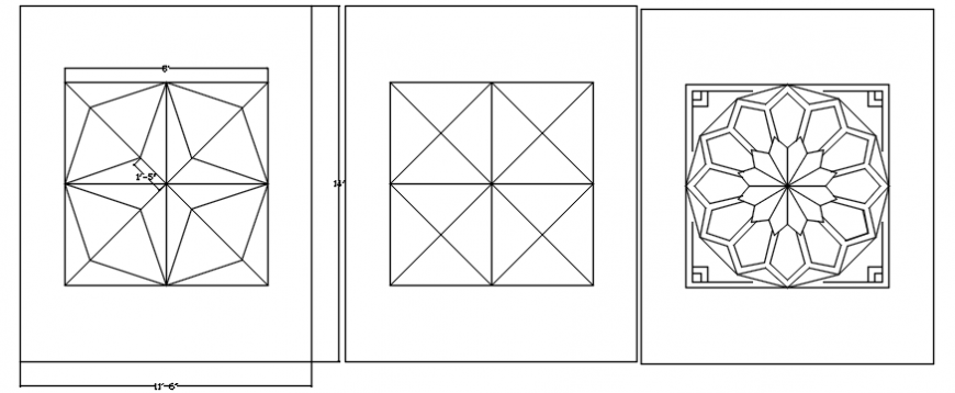 2d view of marble pattern autocad software file