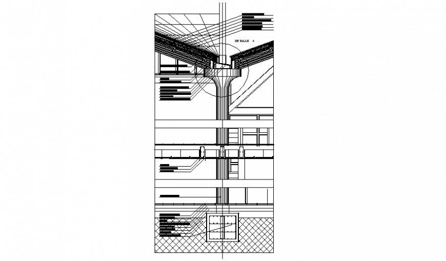 2d view of RCC structural blocks drawings AutoCAD file