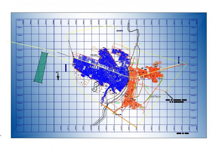 2d view plan of different country map layout file in autocad file