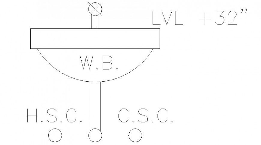 2d view sanitary units washbasin blocks elevation autocad software file