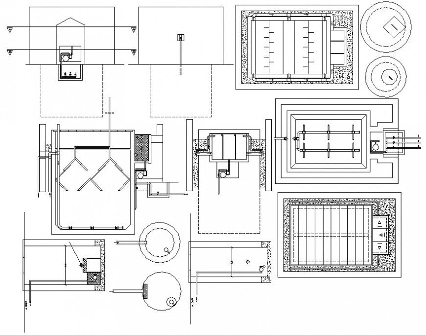 2d water cleaning cad file