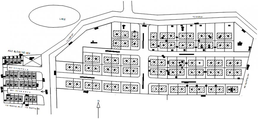 2dcad drawing of layout plan AutoCAD software