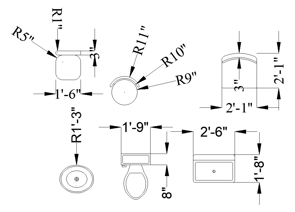 2d detailed cad blocks are given in this cad file. Download this cad file now.
