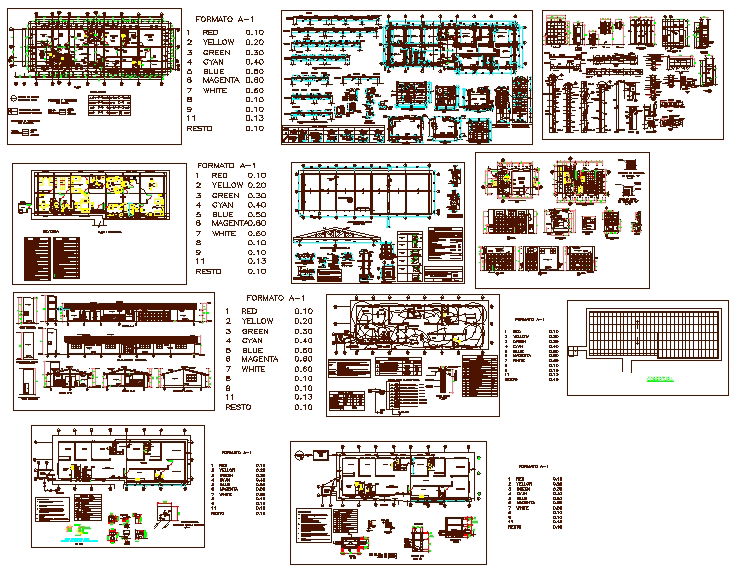 Clinic centre design plan