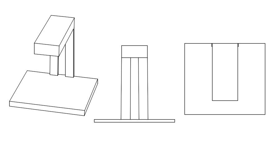 2d geometric shape cad blocks in AutoCAD, dwg file.