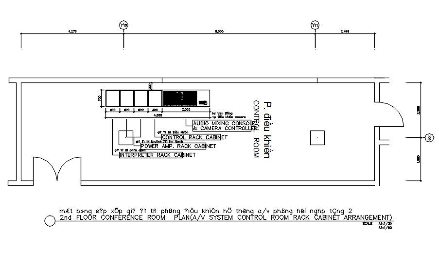 2nd floor conference room design in detail AutoCAD drawing, CAD file, dwg file