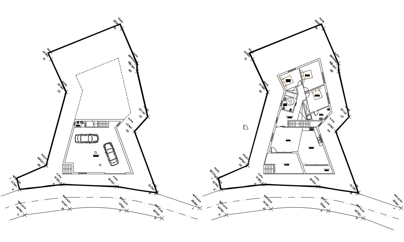 3 BHK House Plan With Car Parking Design