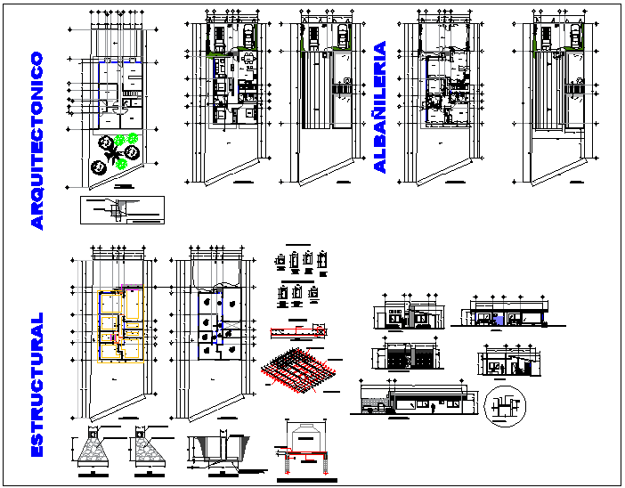 3 Bedroom House Plan detail