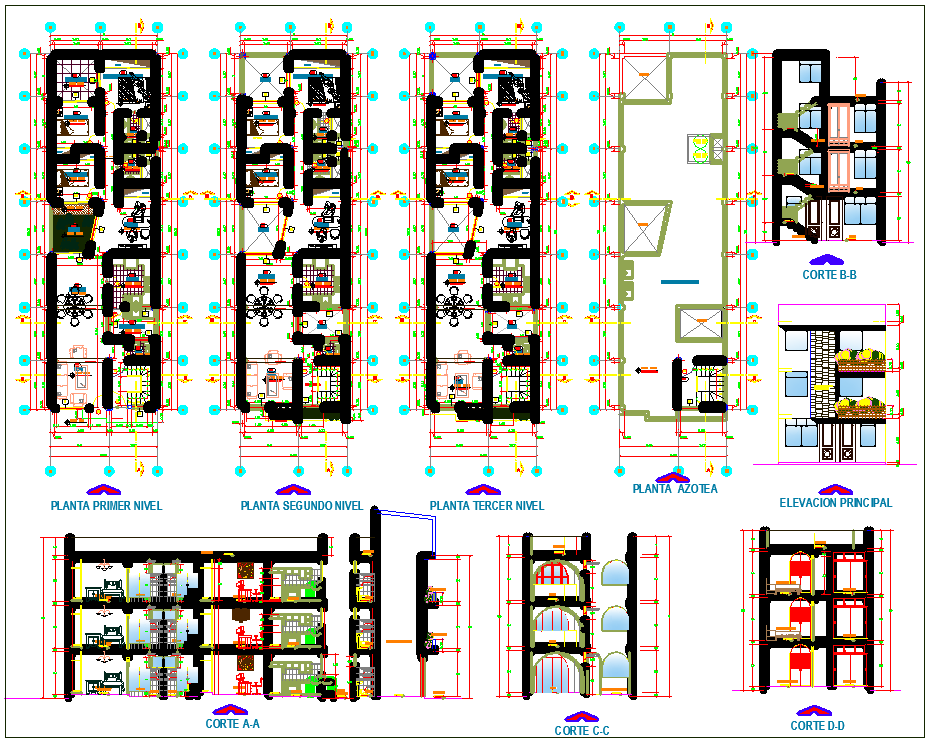 3 Level Multifamily Residential project detail