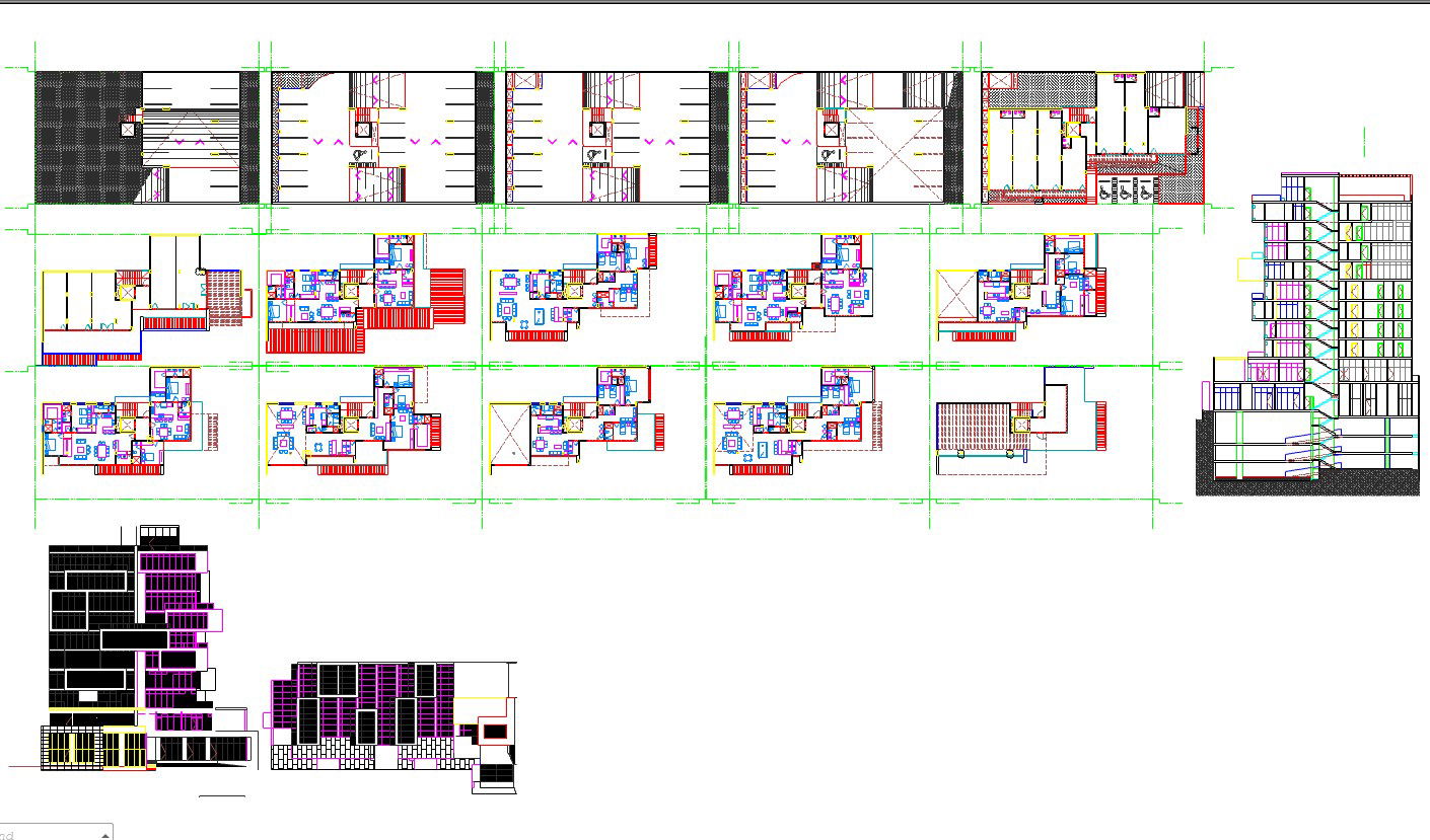 3 bhk apartment architecture design and plan