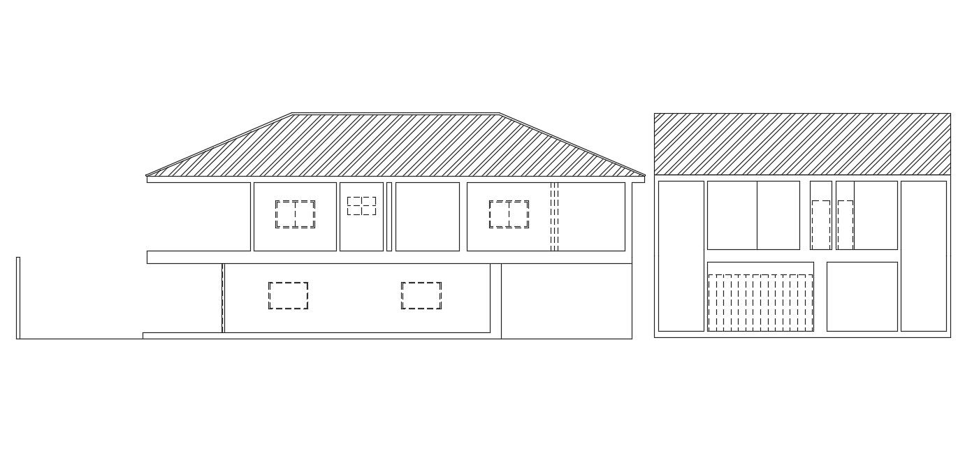 300 Square Meter House Elevation Drawing DWG File