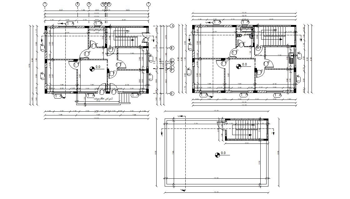 30' X 40' Architecture House Plan DWG File