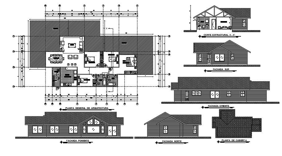 30x20 Meter 4 BHK AutoCAD Plan Layout File