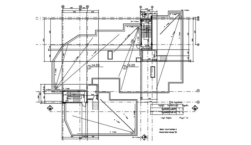 30x28 Meter Terrace Plan Apartment Layout