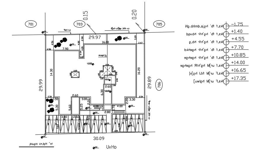 30x30m site layout drawing download now