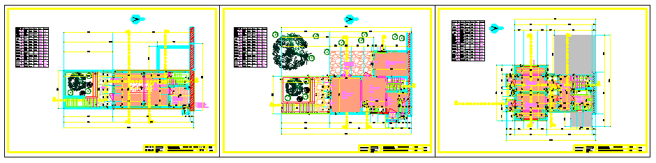 Architectural House design drawing