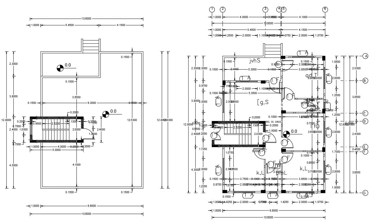 32' X 40' Plot Size For House Plan( 142 Square Yards)