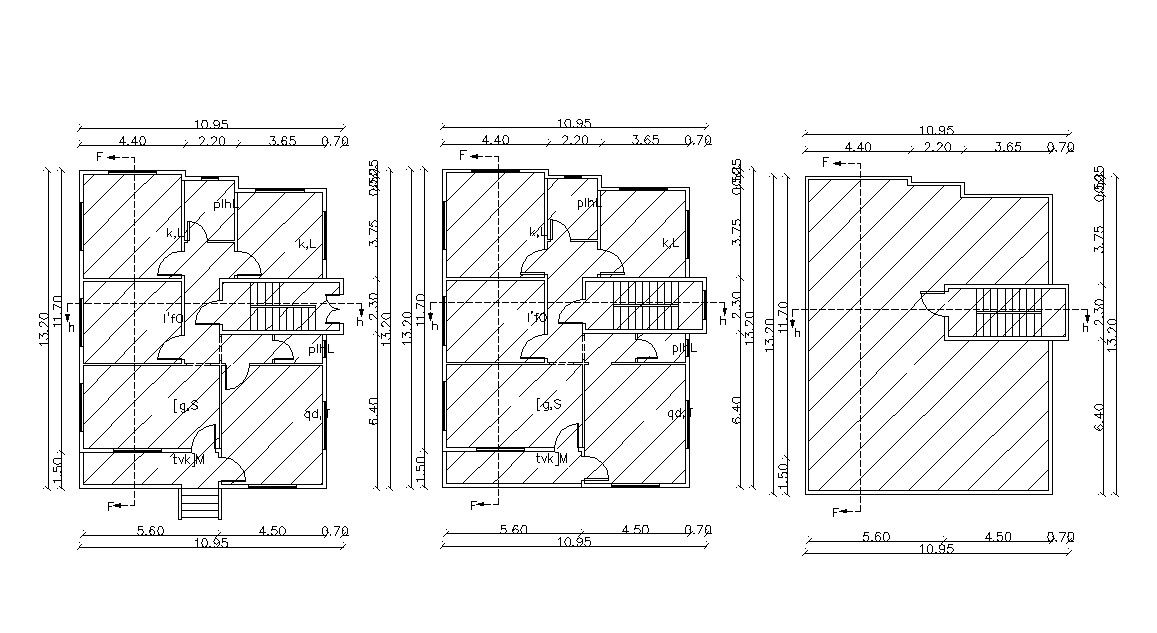 32' X 42' House Floor Plan Design DWG File