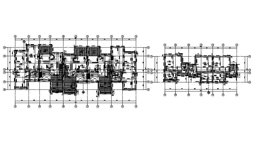 32x17m first floor ceiling framing plan drawing