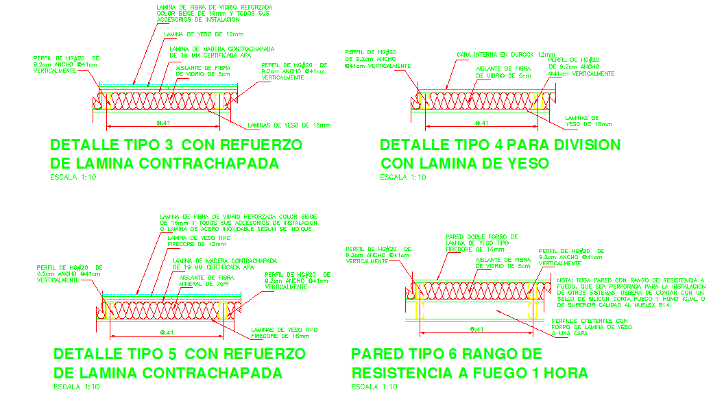 Partition Wall Detail