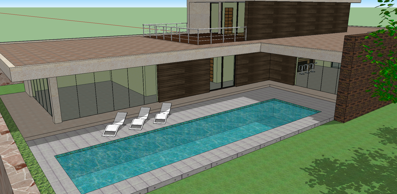 Stylish 3D Modern House Designs for Contemporary Luxury Living