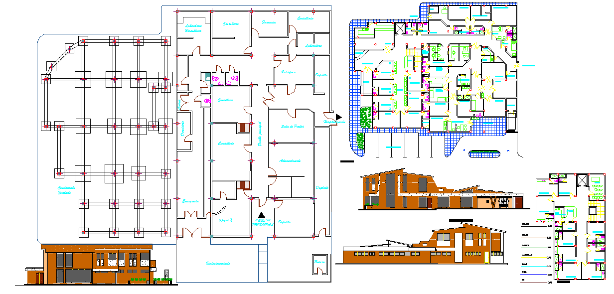 Clinic Centre Design Project with Consultation and Waiting Areas